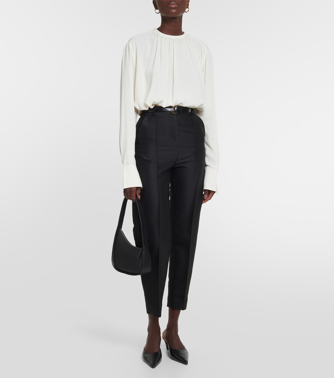 Blusa in crêpe arricciato | Toteme
