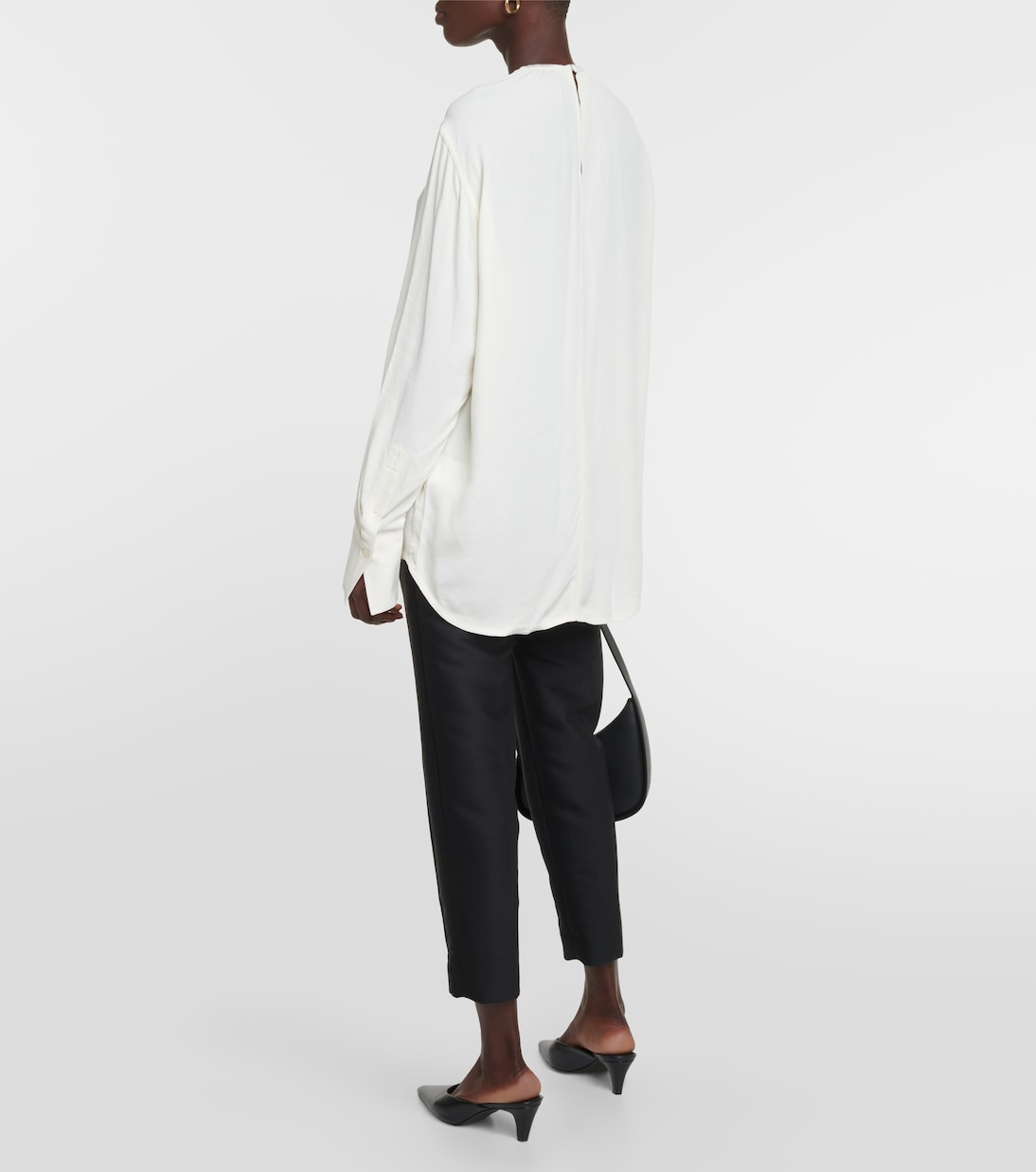 Blusa in crêpe arricciato | Toteme