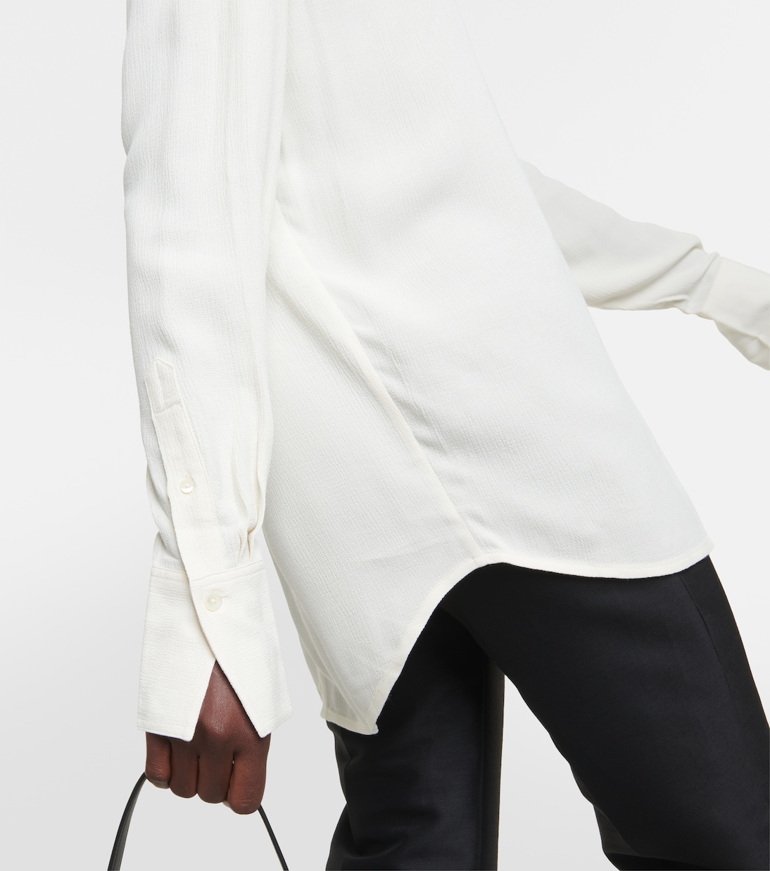 Blusa in crêpe arricciato | Toteme