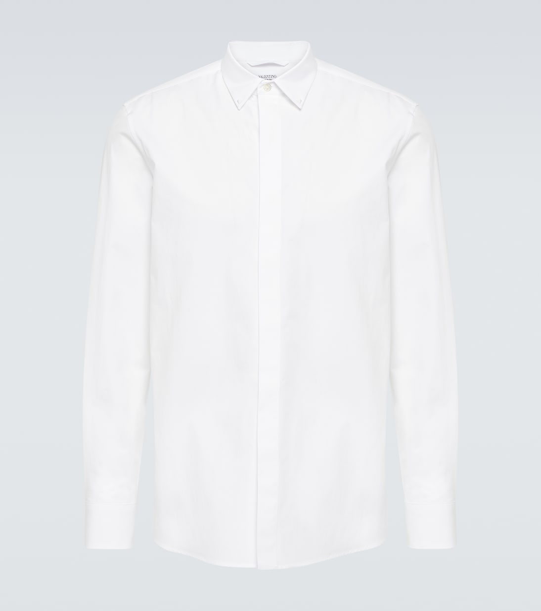 Camisa Rockstud Untitled de popelín de algodón | Valentino