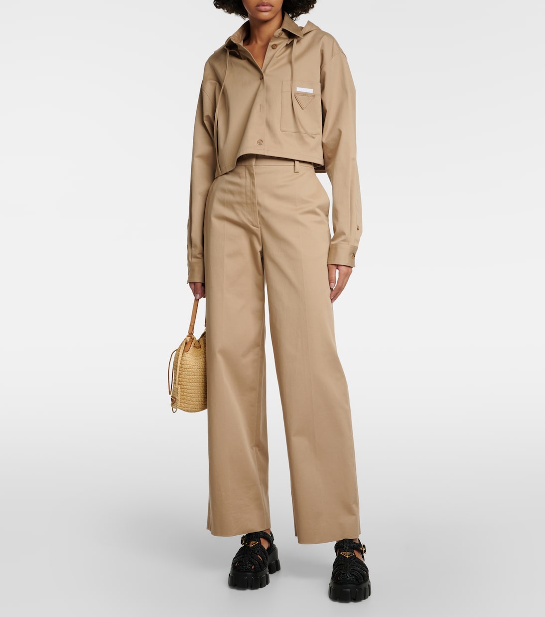 Monolith platform sandals | Prada