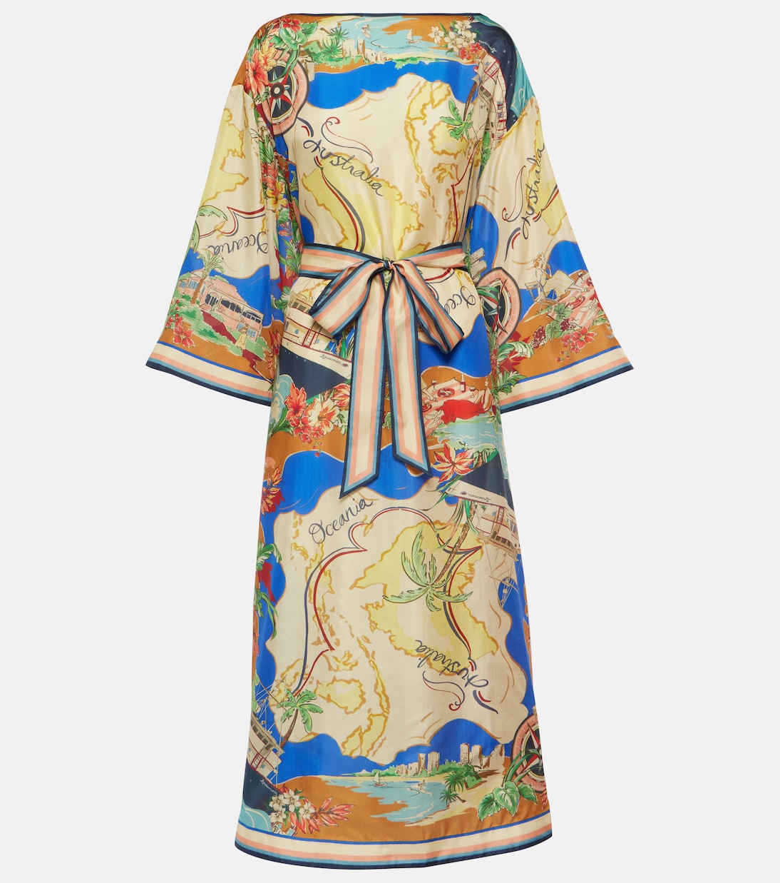 Alight printed silk midi dress | Zimmermann