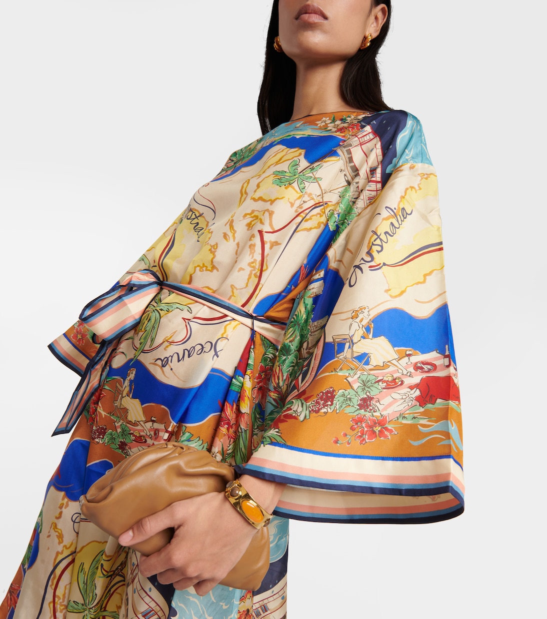 Alight printed silk midi dress | Zimmermann