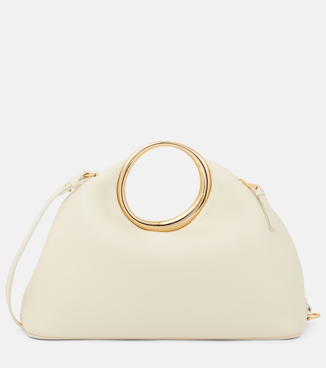 Le Calino leather tote bag in white Jacquemus Mytheresa