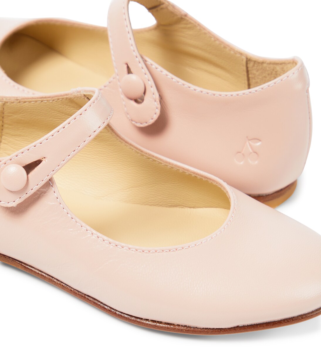 Ella leather ballet flats | Bonpoint