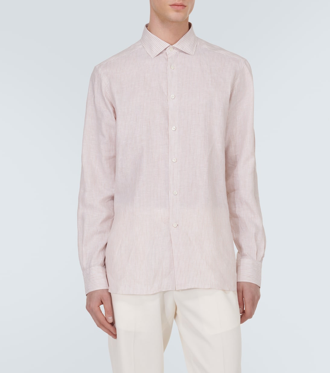 Striped linen shirt | Zegna