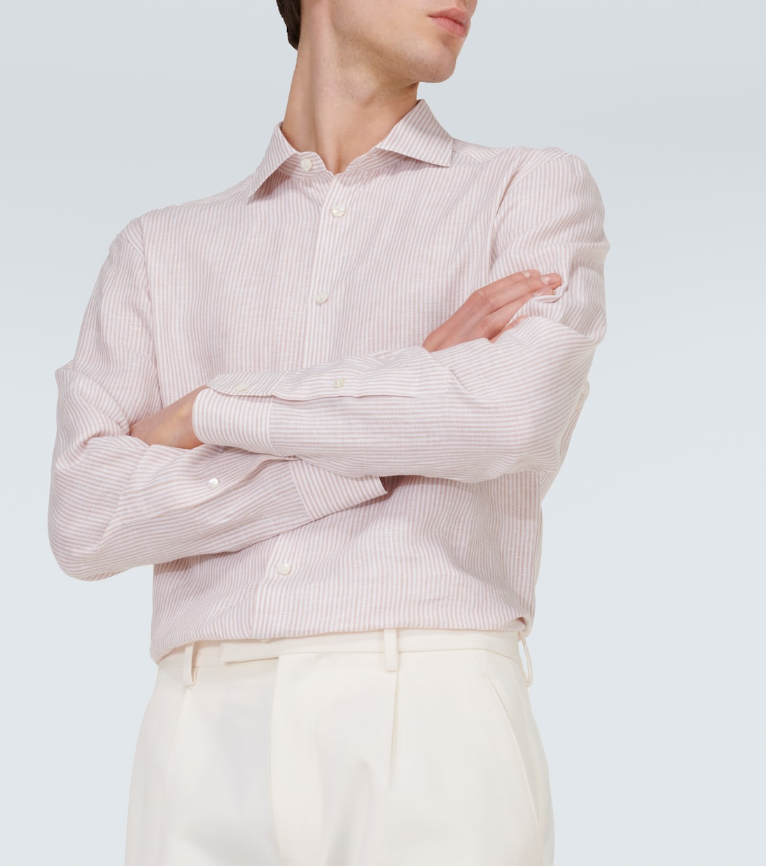 Striped linen shirt | Zegna