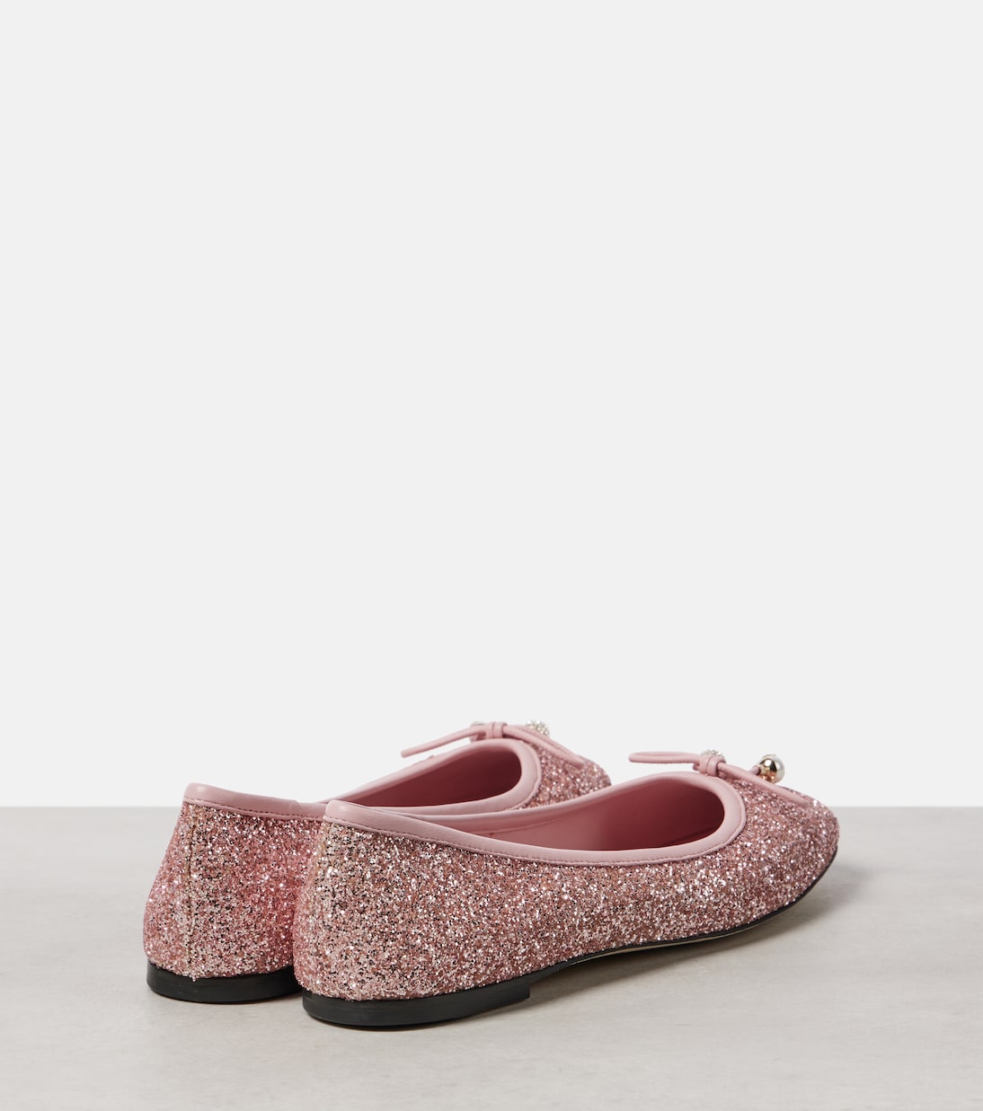 Elme glitter ballet flats | Jimmy Choo