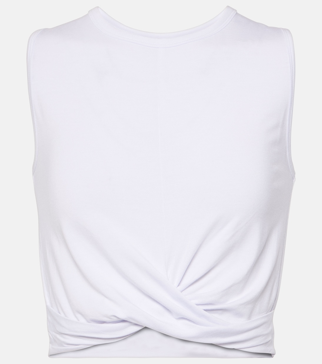 Crop Top Jersey con Detalles de Drapeado de Alo Yoga