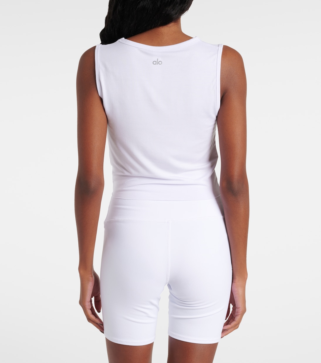 Crop Top Jersey con Detalles de Drapeado de Alo Yoga