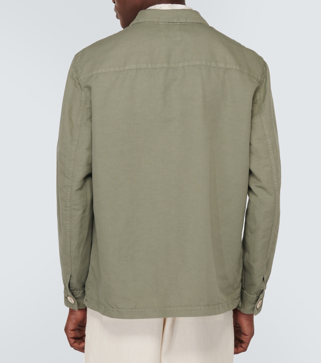 Linen and cotton overshirt | Brunello Cucinelli