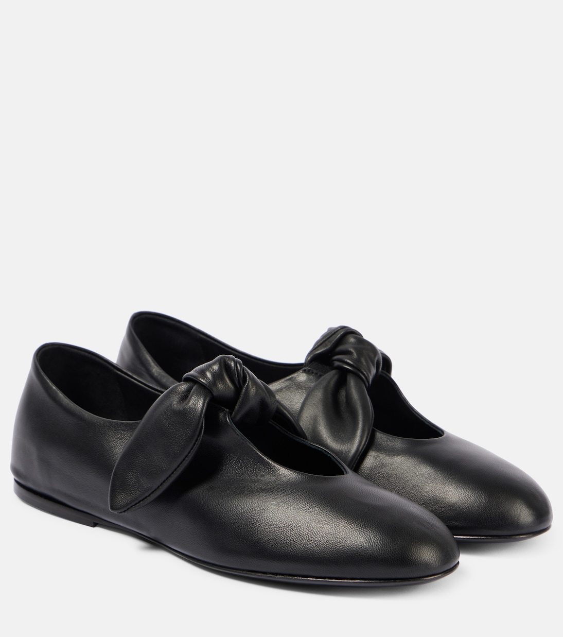 Ballerine in pelle con fiocco | CO