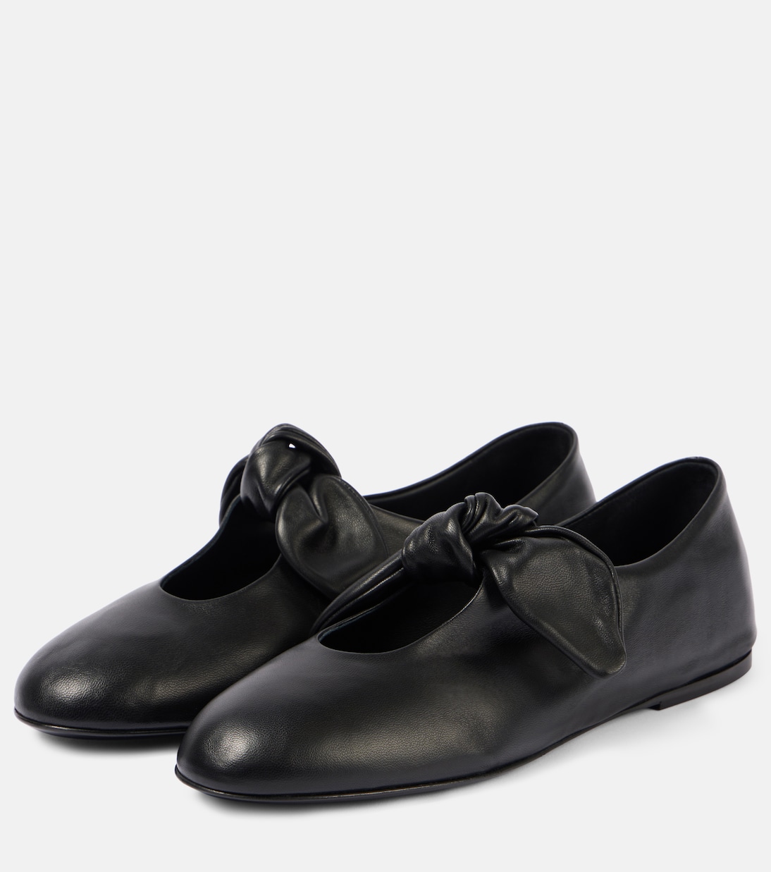 Ballerine in pelle con fiocco | CO