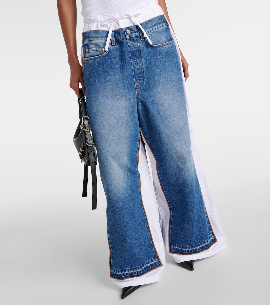 Jean ample à taille mi-haute | Jean Paul Gaultier