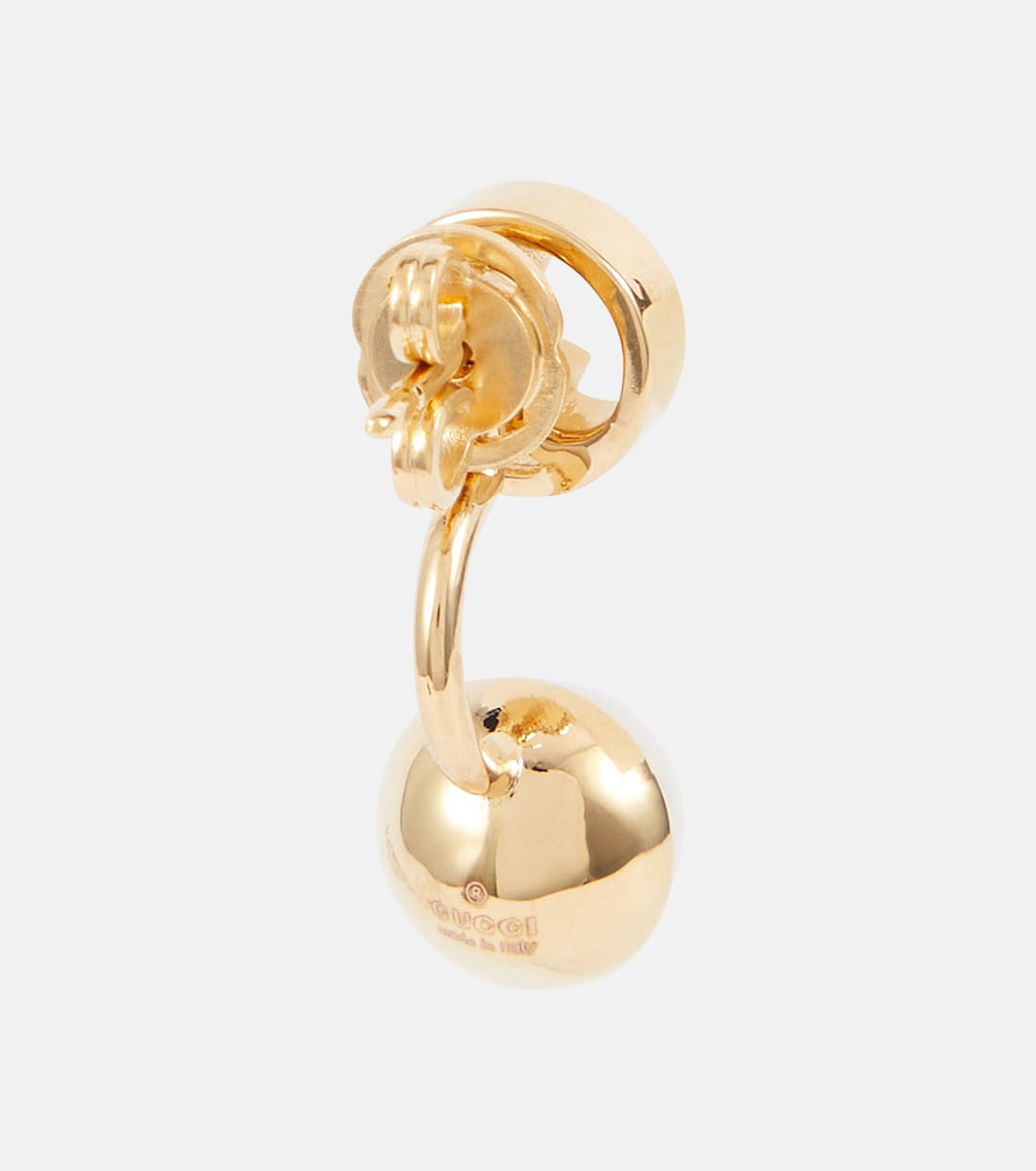 Ohrringe Gucci Blondie Interlocking G mit Zierperlen | Gucci