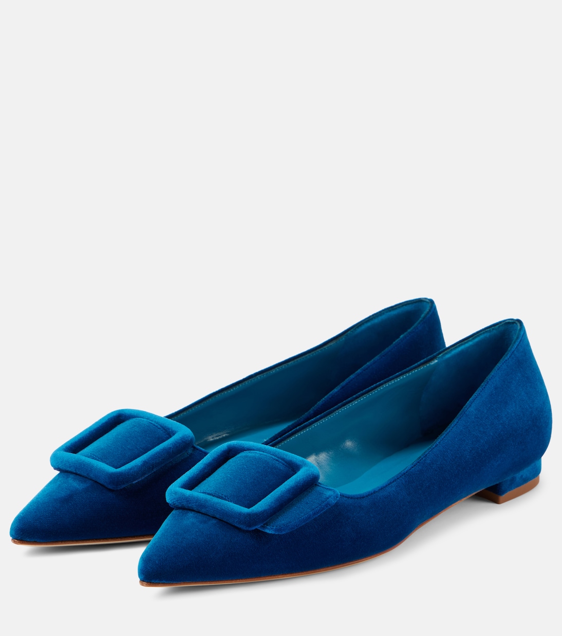 Ballerine Maysale in velluto | Manolo Blahnik