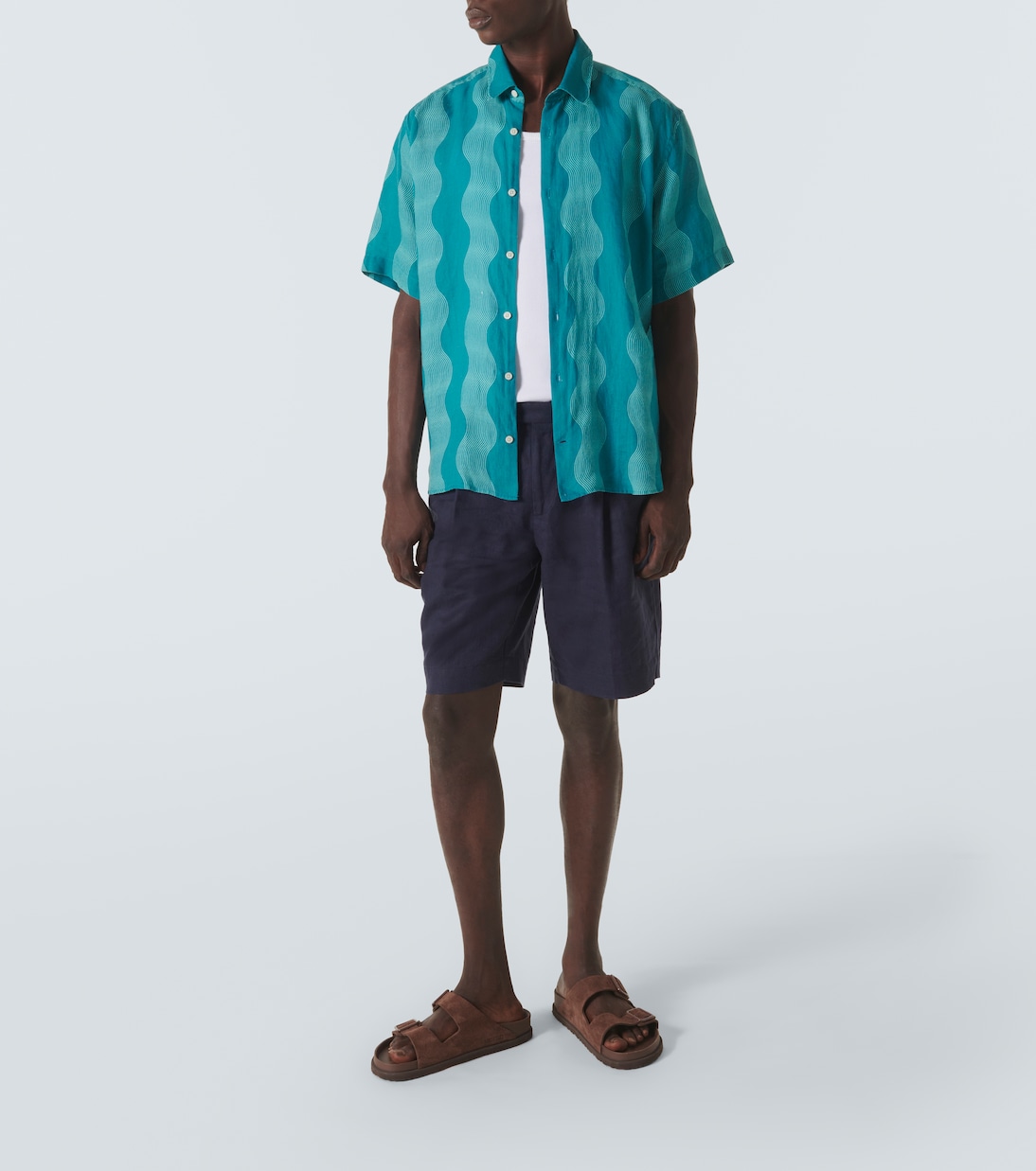 Camicia bowling in lino | Frescobol Carioca