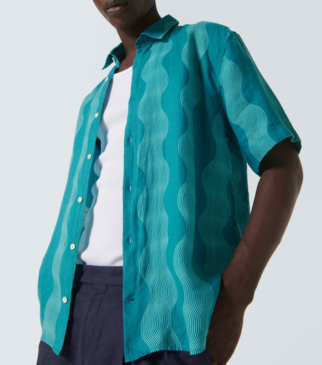 Camicia bowling in lino | Frescobol Carioca