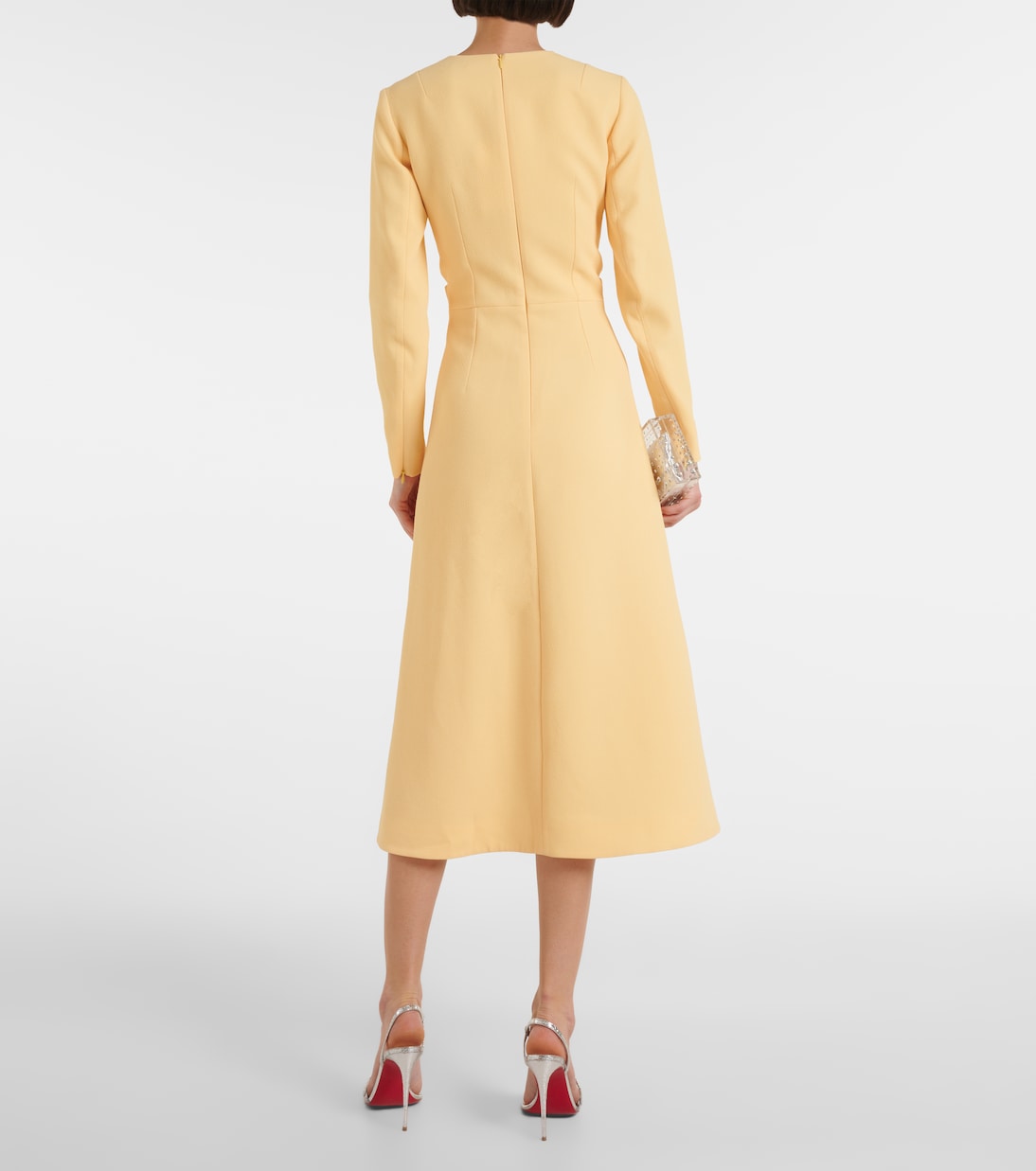 Robe midi Elta en crêpe | Emilia Wickstead