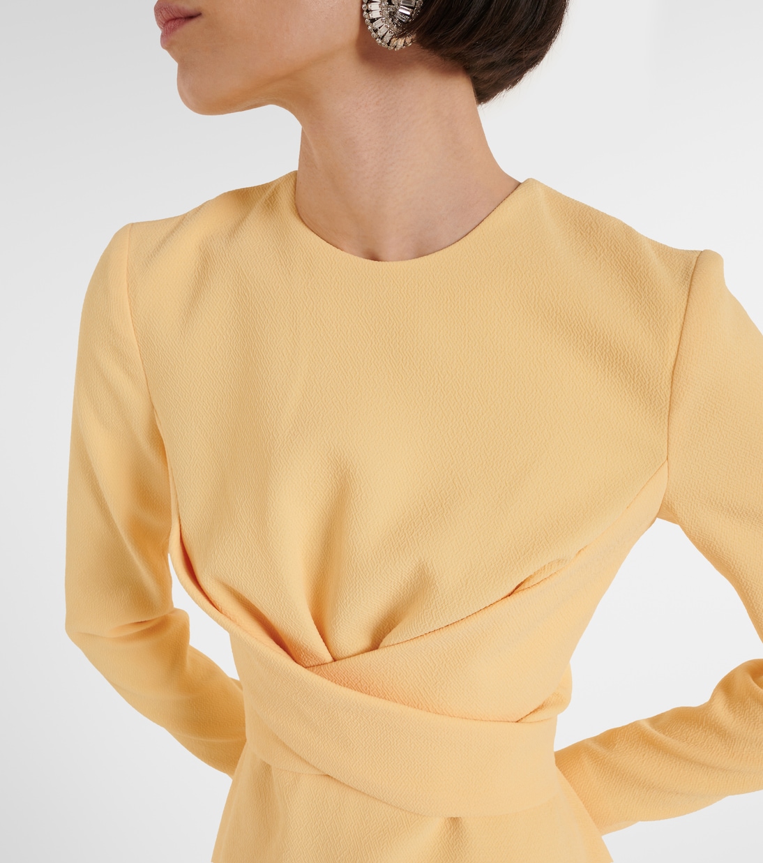 Robe midi Elta en crêpe | Emilia Wickstead