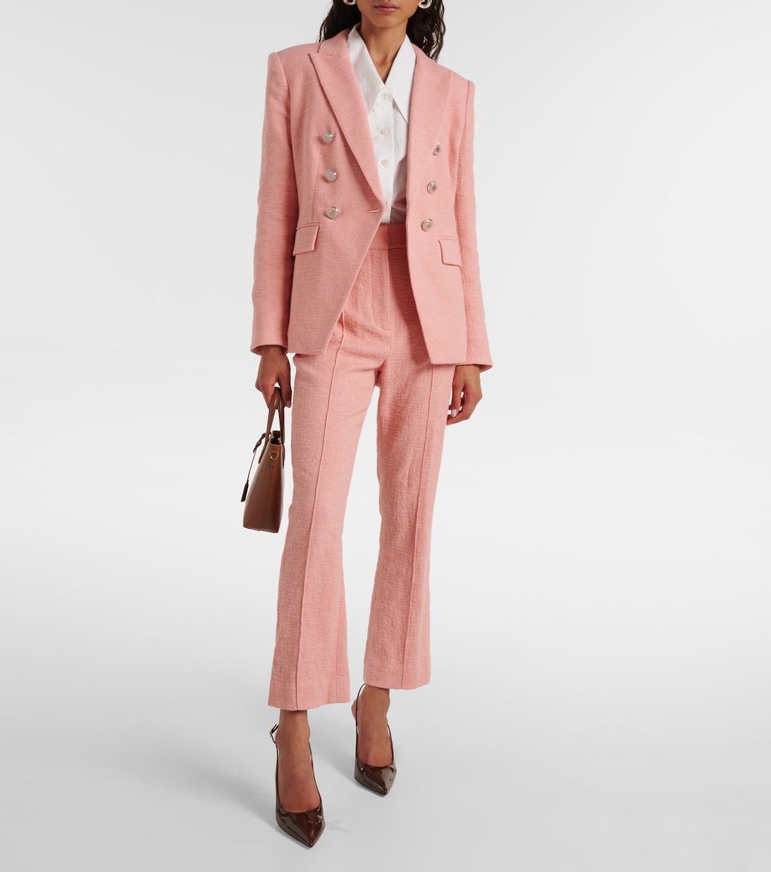 Pantaloni flared Tani in cotone | Veronica Beard