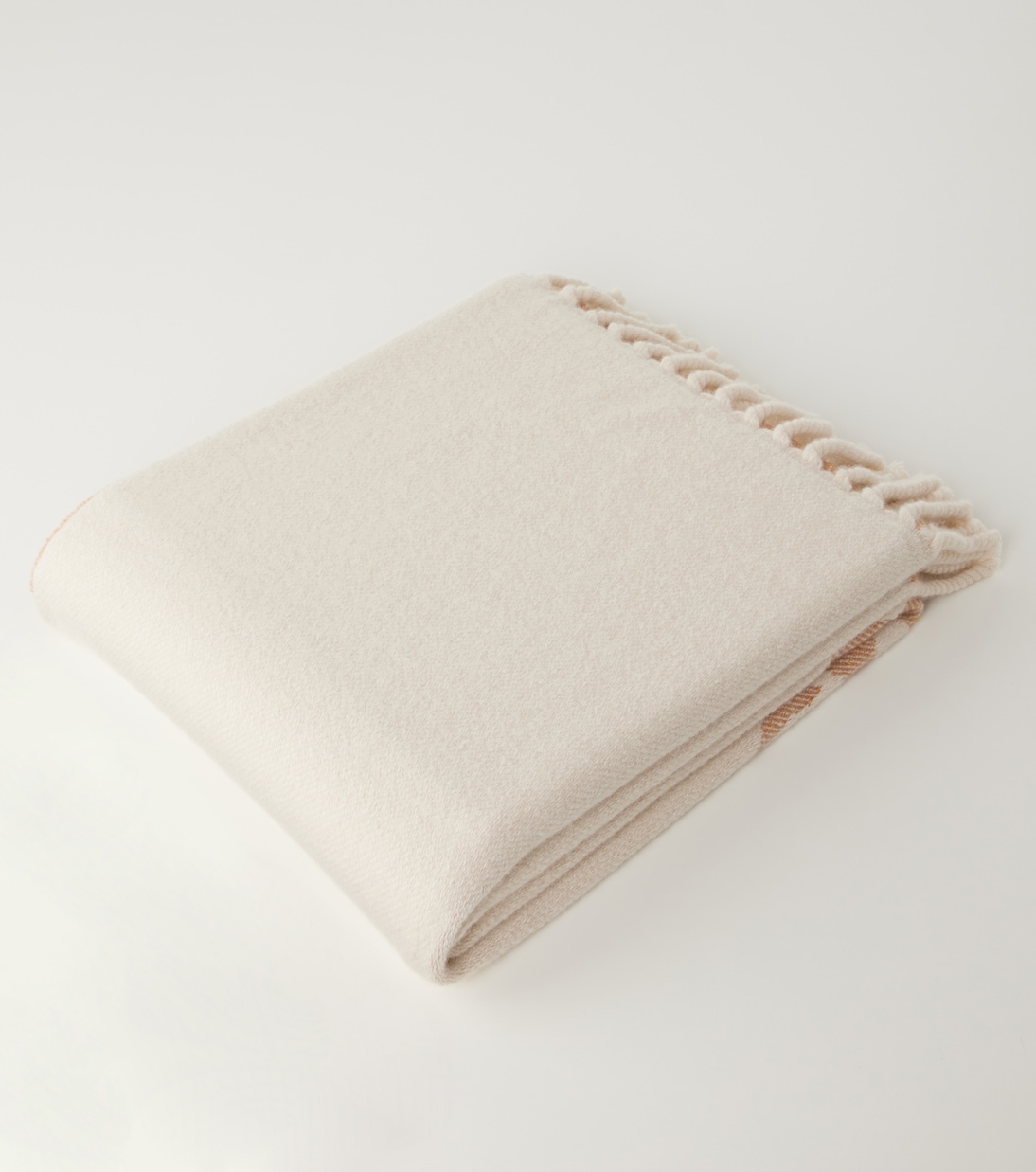 Crest fringed cashmere throw | Loro Piana