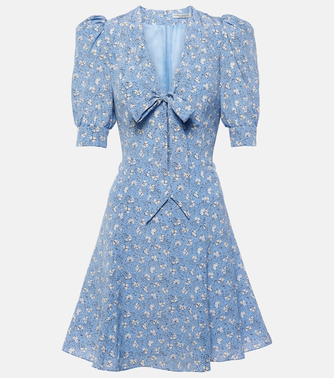 Bedrucktes Minikleid aus Seide | Alessandra Rich