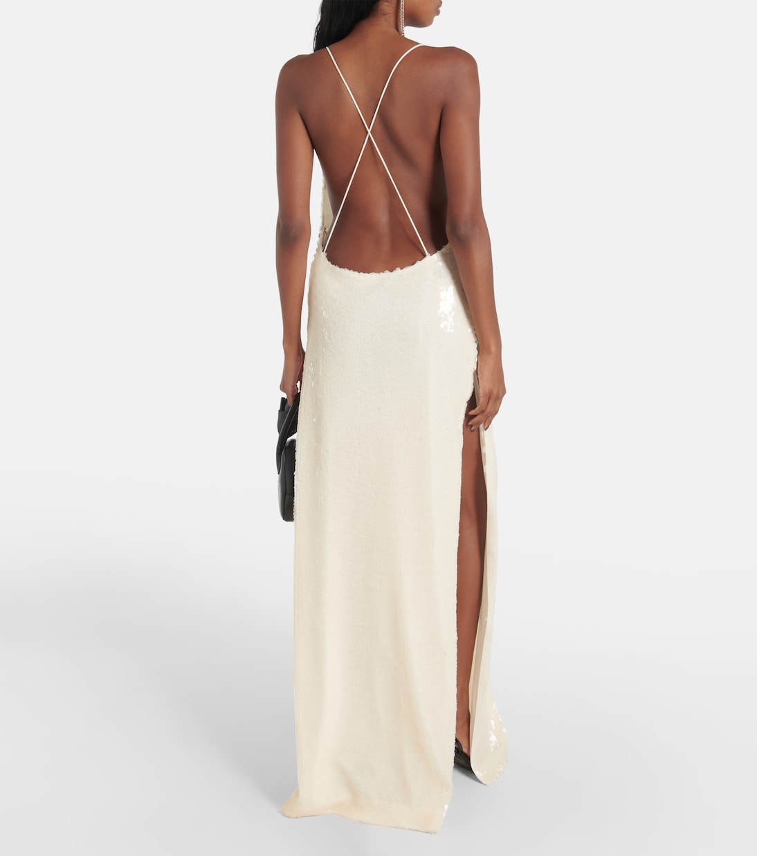 Sequined open-back gown | Magda Butrym