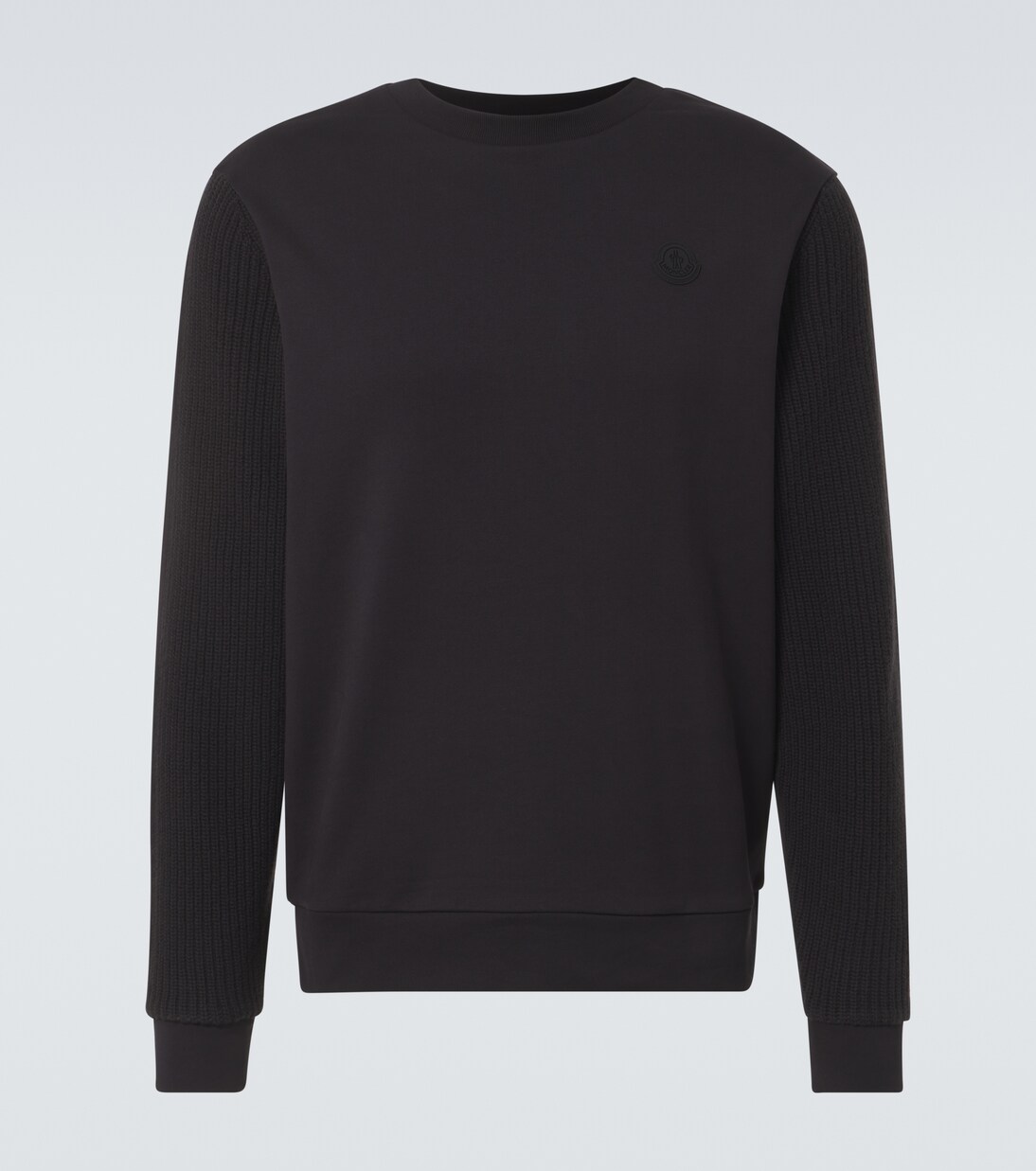 Jersey de felpa de algodón y lana | Moncler
