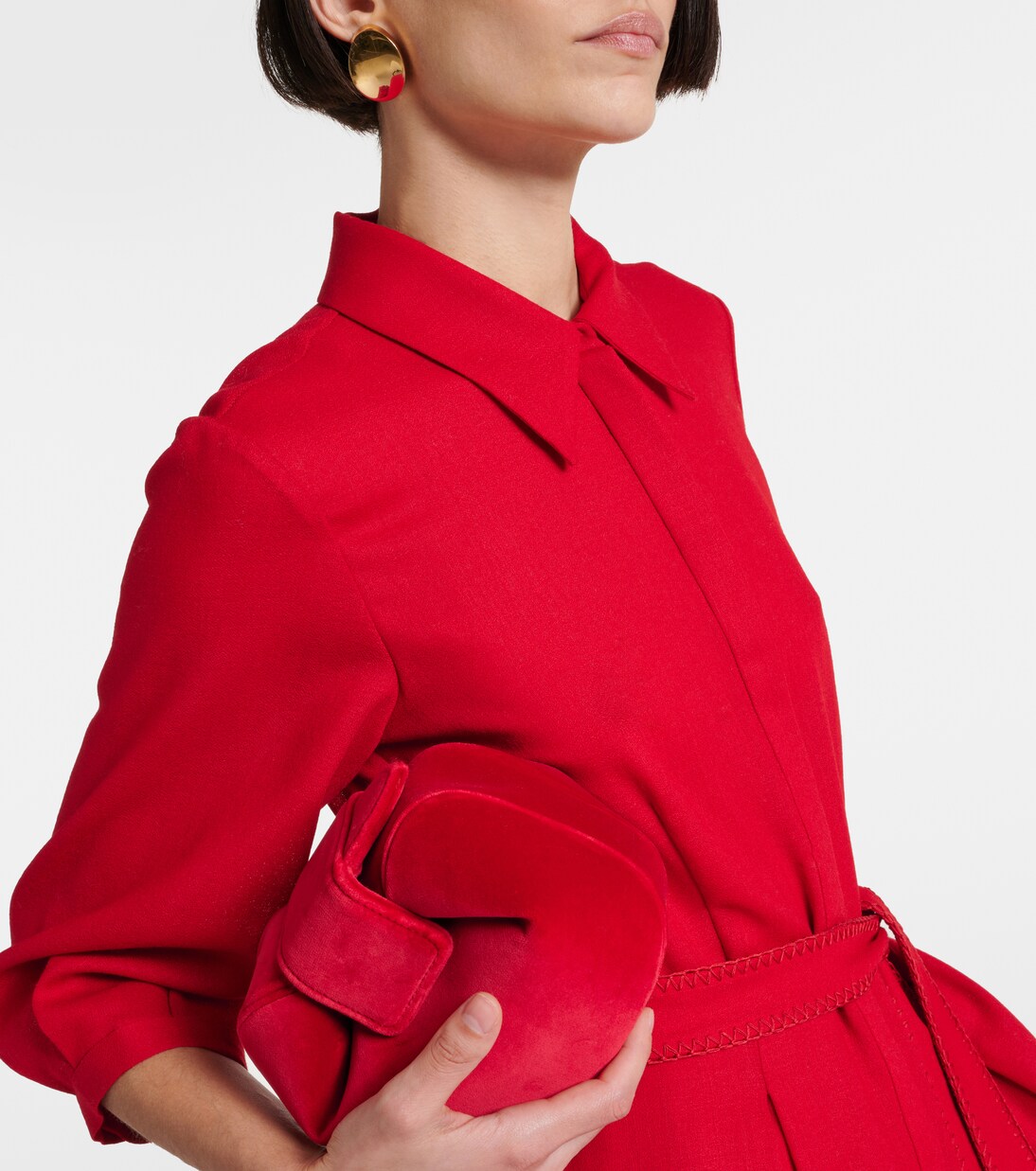 Abito chemisier Andy in lana vergine | Gabriela Hearst