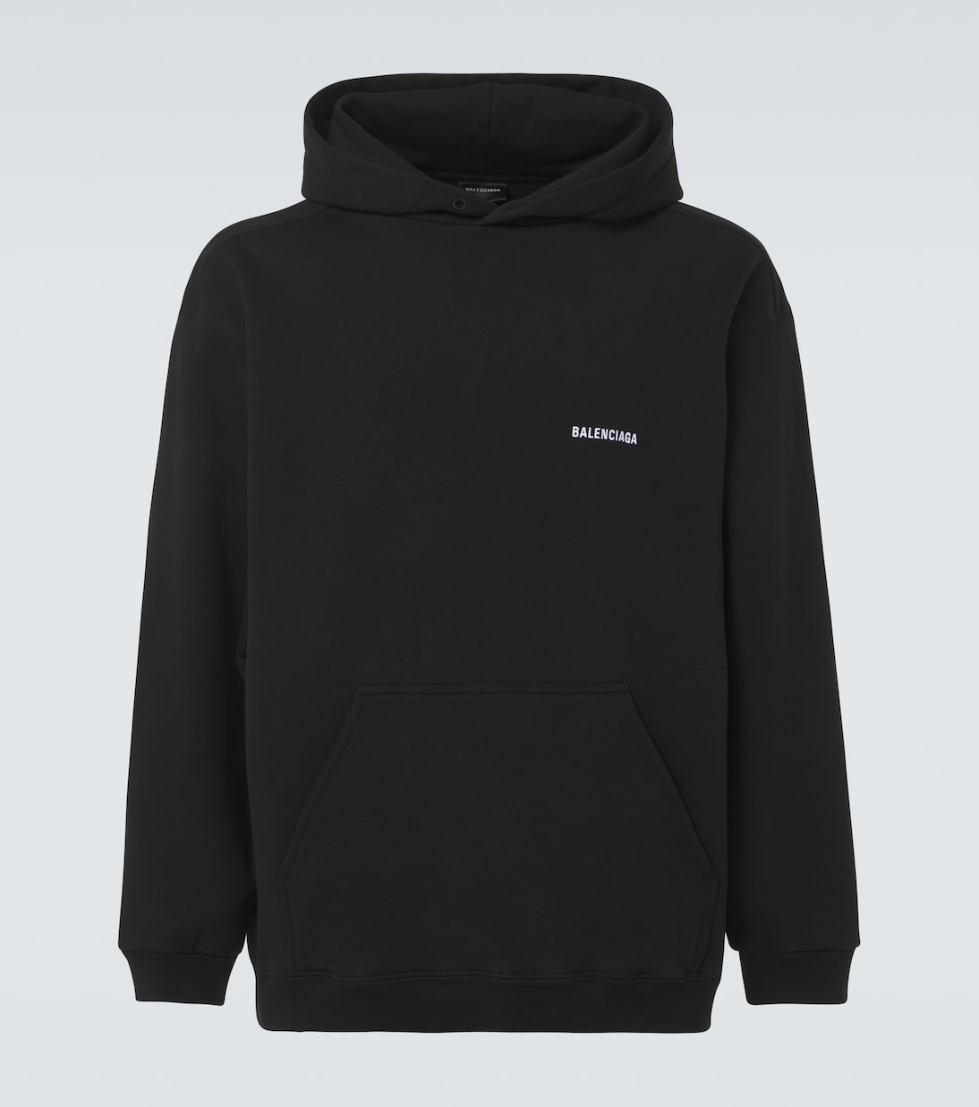 Felpa balenciaga nera sales