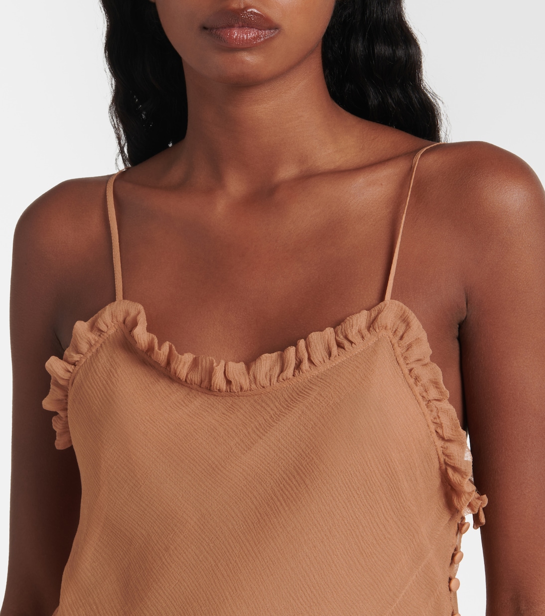 Camisola de Chloé con Volantes para Jóvenes Modernos