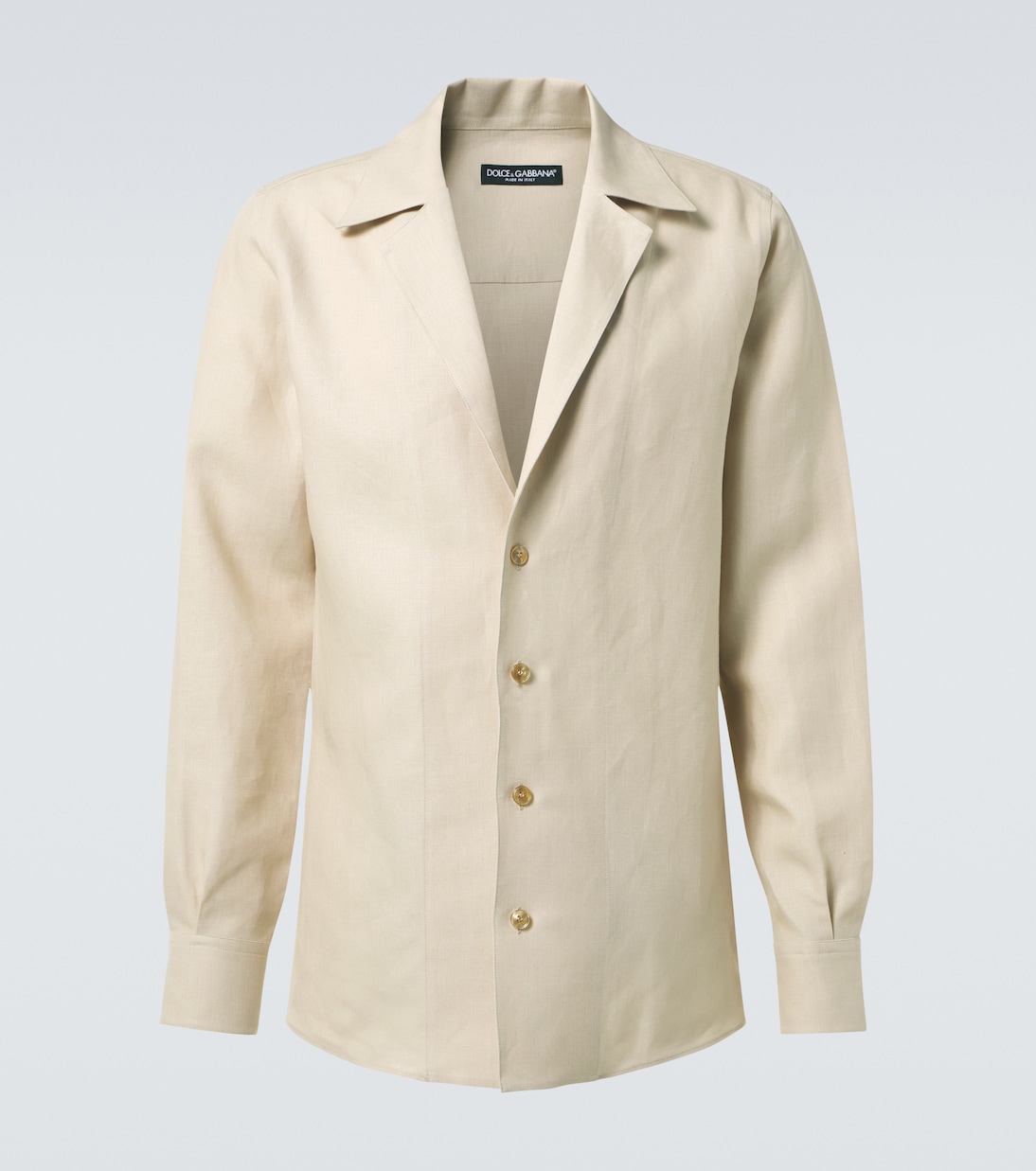 Hemdjacke aus Leinen | Dolce&Gabbana