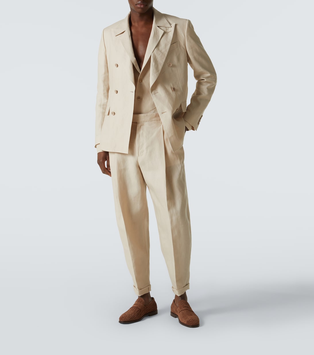 Hemdjacke aus Leinen | Dolce&Gabbana