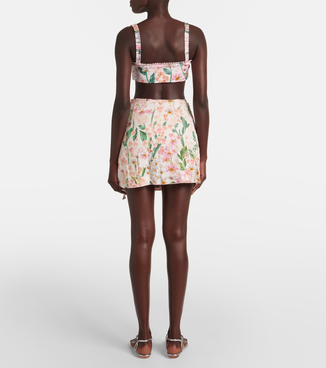 Minifalda Luna Jardinera floral | Agua by Agua Bendita