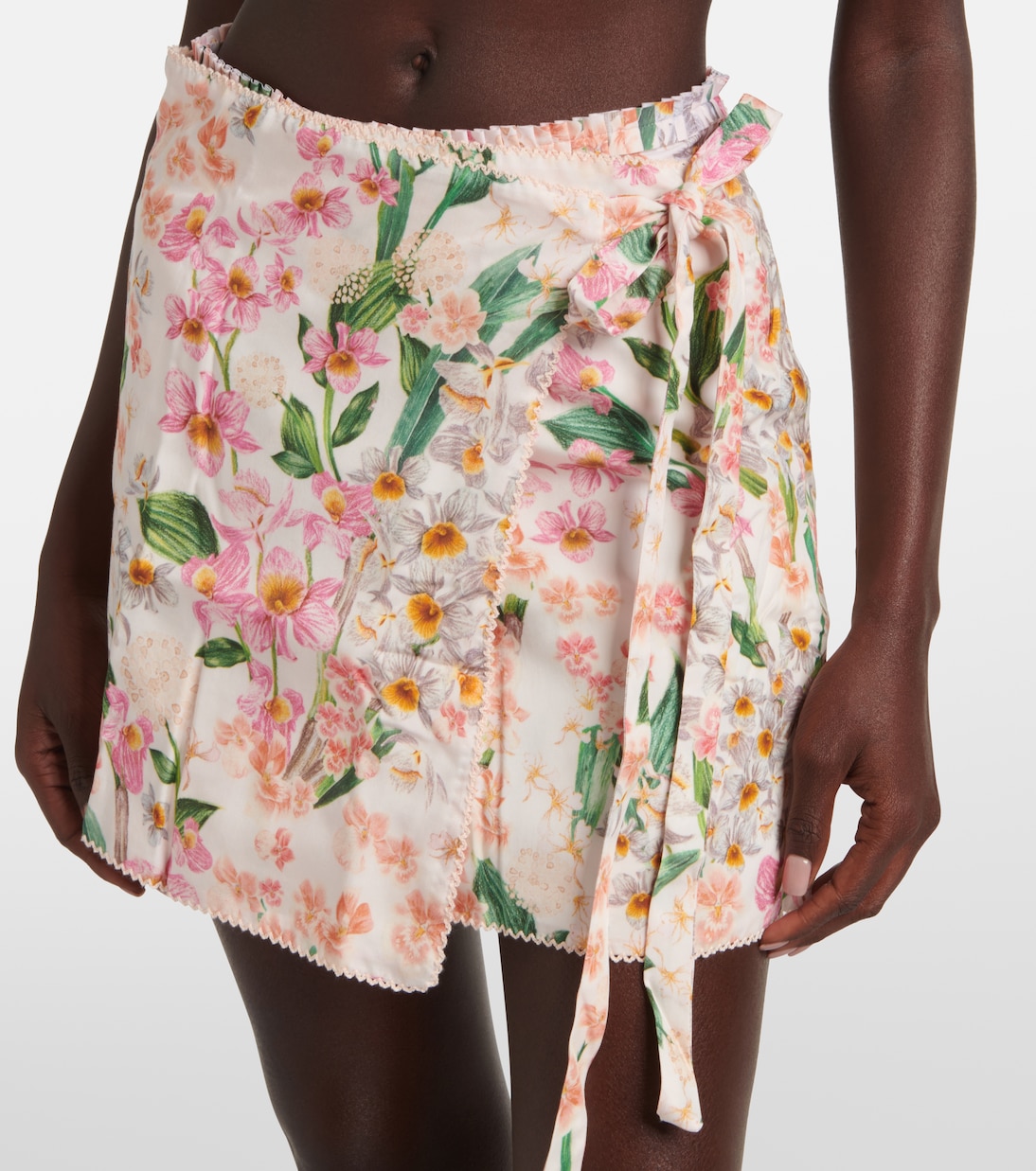 Minifalda Luna Jardinera floral | Agua by Agua Bendita