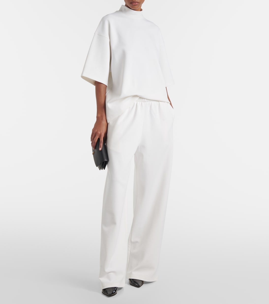 Pantaloni a gamba larga in jersey | Wardrobe.NYC