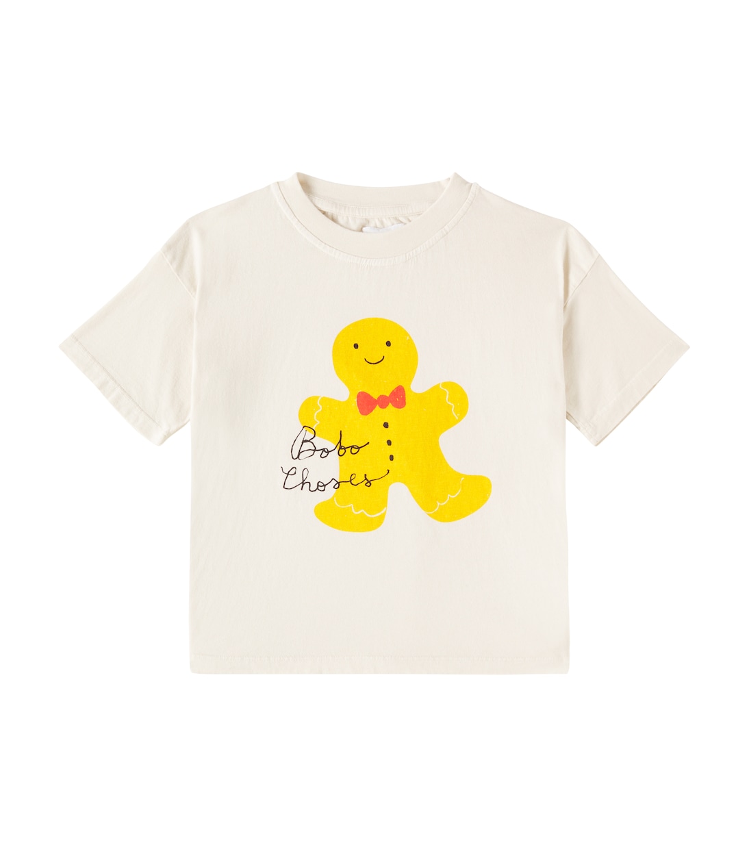 Camiseta de jersey de algodón con logo | Bobo Choses