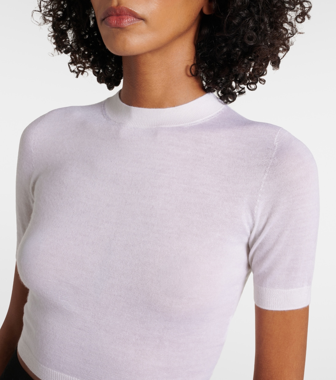 Cropped cashmere top | Alaïa