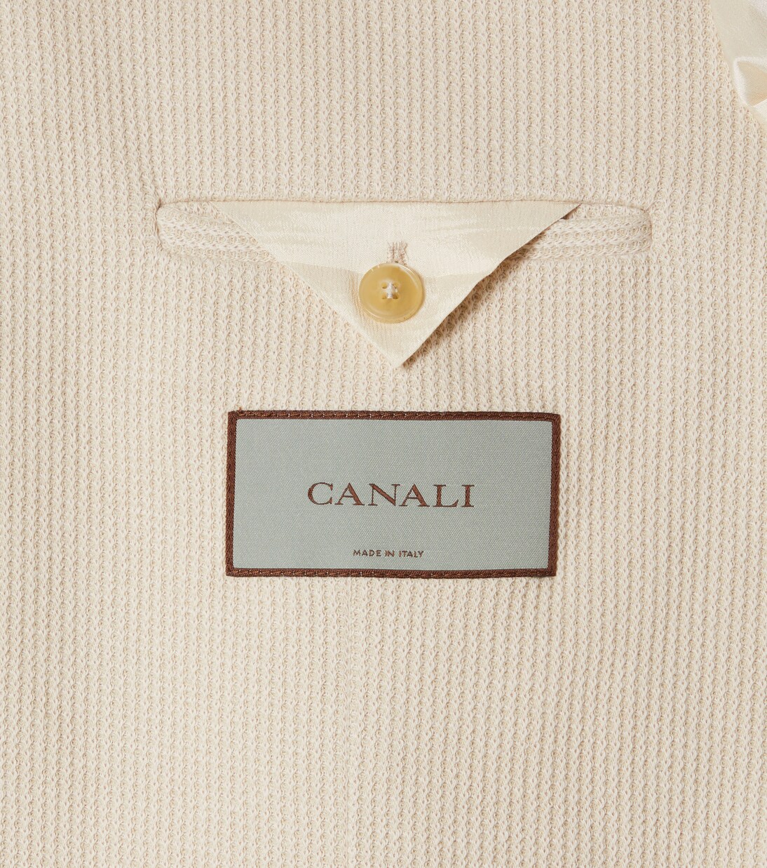 Blazer in jersey di misto cotone | Canali