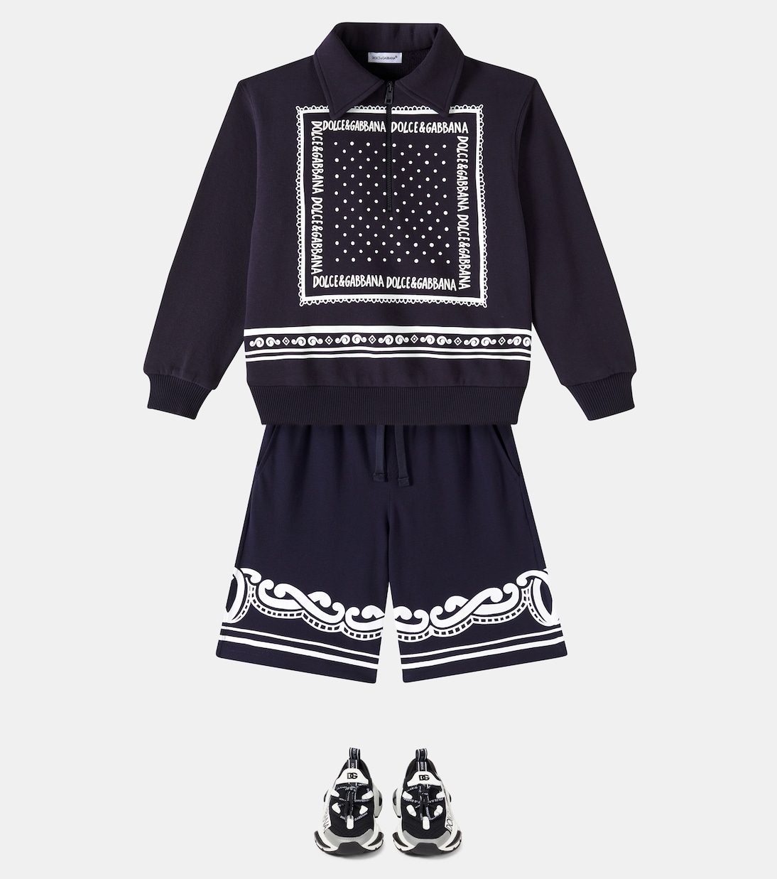 Short Bandana en coton | Dolce&Gabbana Kids