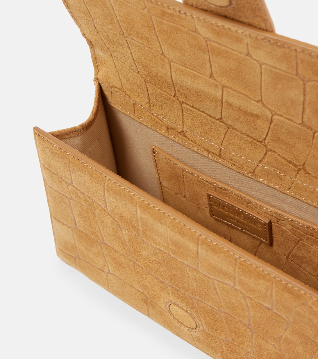 Borsa a tracolla Bambino Large in suede | Jacquemus