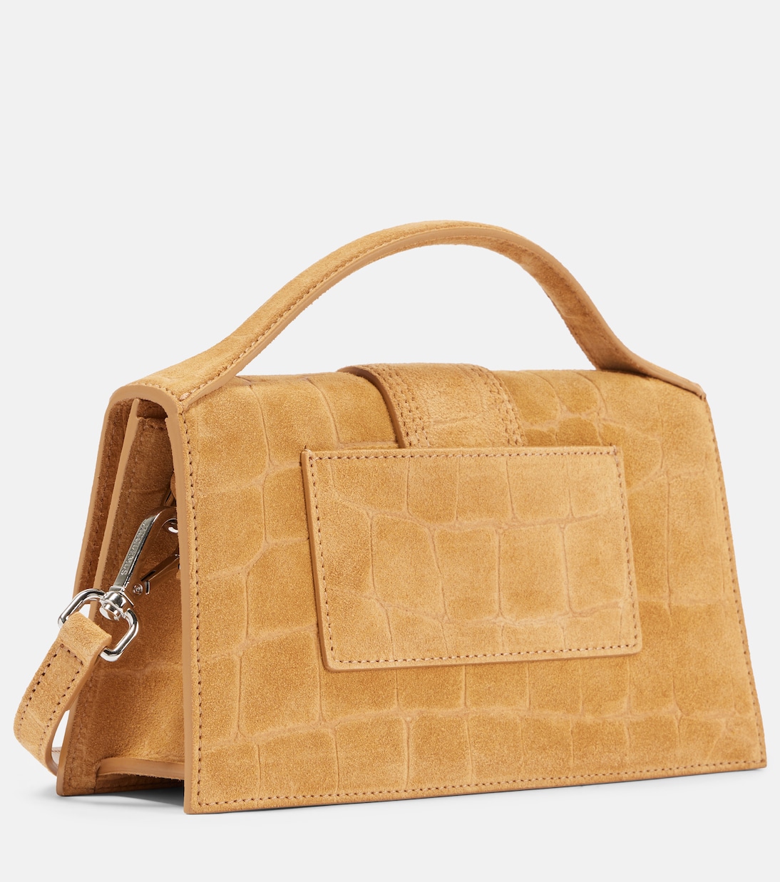 Borsa a tracolla Bambino Large in suede | Jacquemus