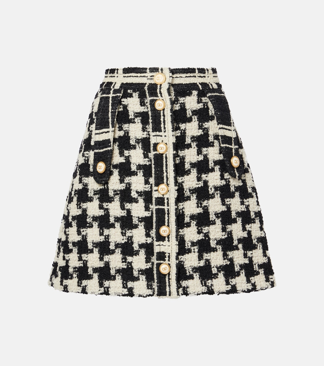 Minigonna in tweed di misto lana | Valentino