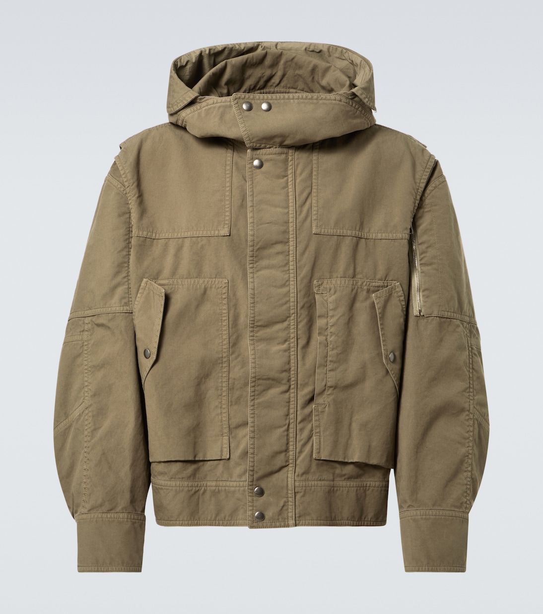 Giacca in cotone con cappuccio | Dries Van Noten