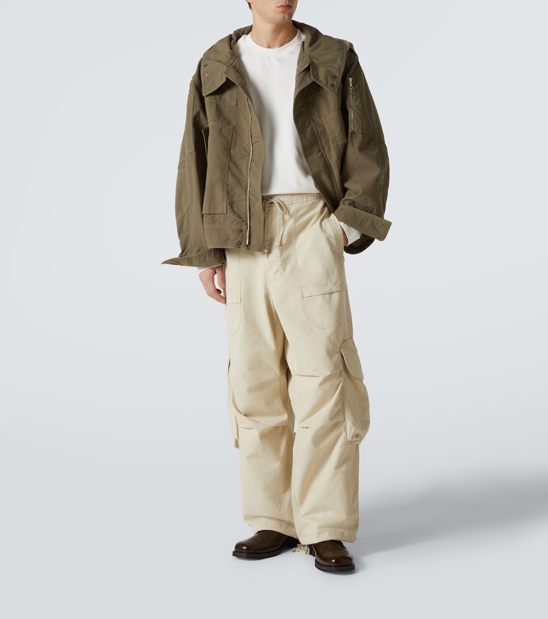 Giacca in cotone con cappuccio | Dries Van Noten