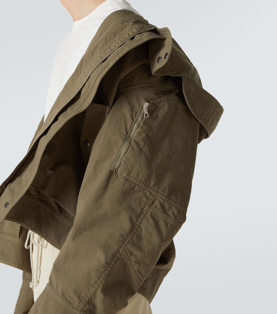 Giacca in cotone con cappuccio | Dries Van Noten