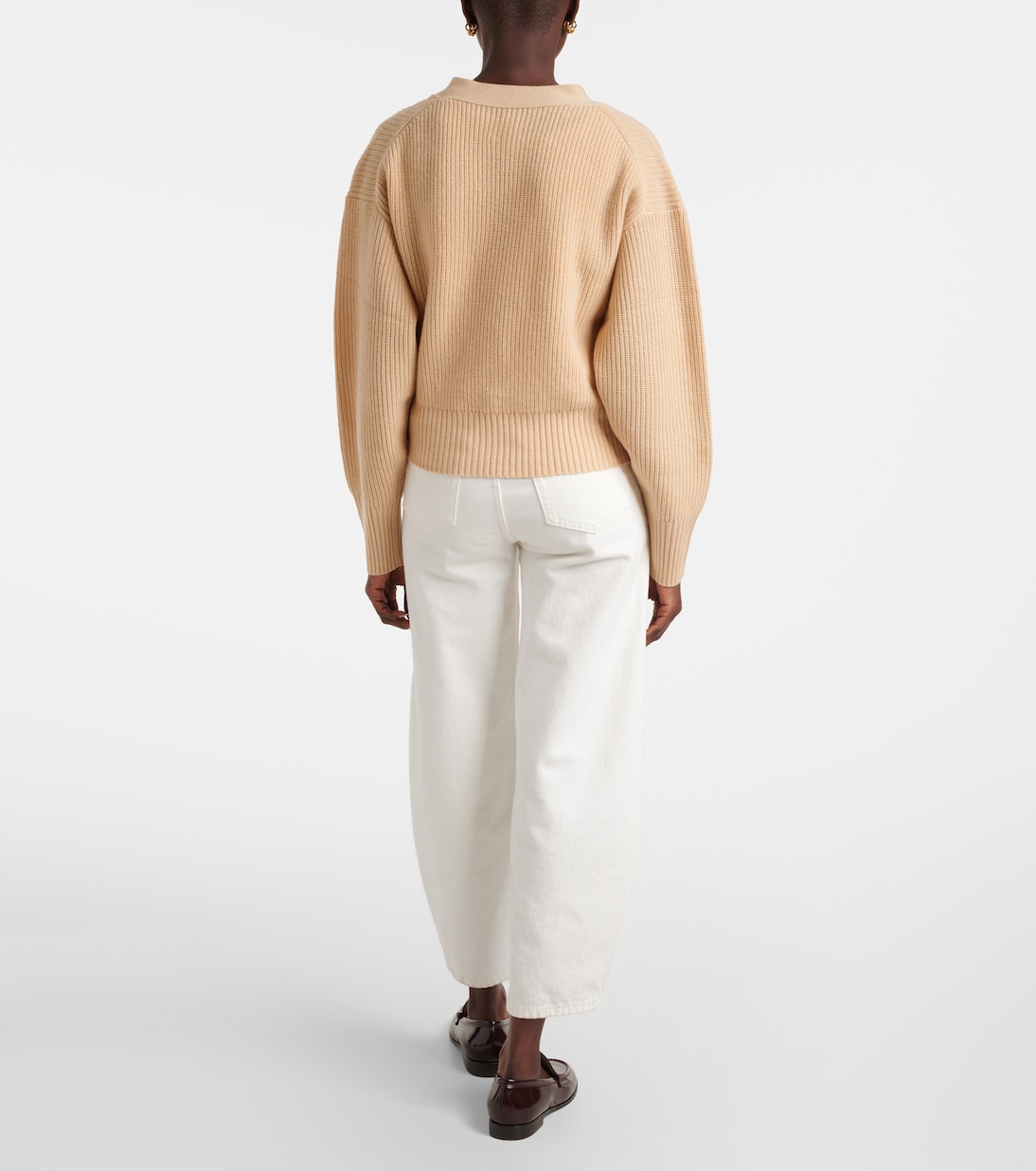 Wool and cashmere wrap cardigan | Jardin des Orangers