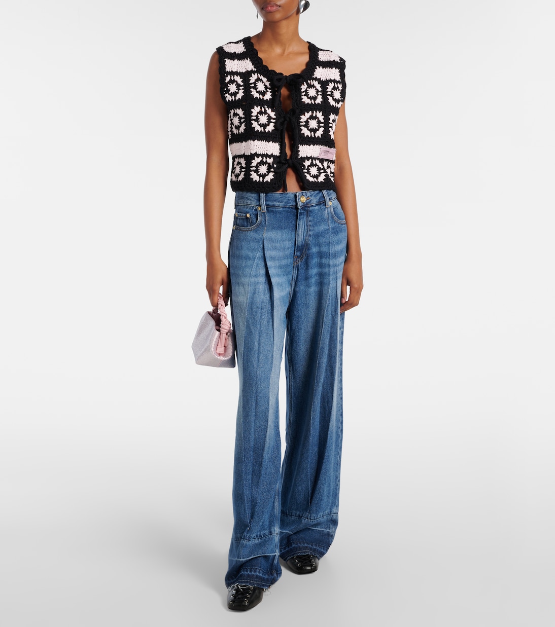 Bou Mini embellished tote bag | Ganni