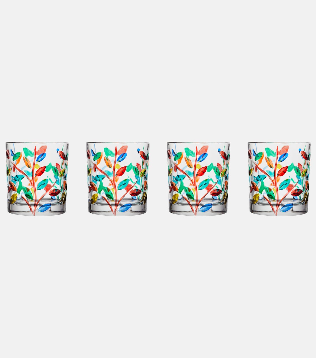 Floral set of 4 tumblers | Les-Ottomans